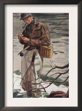 Fishing Smoking Pipes Cigarettes Smoking, USA, 1930