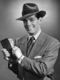 Man With Wallet and Cash Wearing Fedora