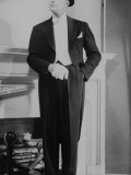 Man Wearing Tuxedo, Indoors Photographic Print