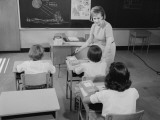 Teacher and Pupils (8-11) During Lesson