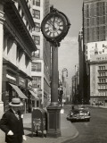 A Street Clock on Fifth Ave., NYC