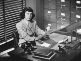 Secretary Working in Office