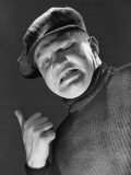 Tough Guy Gesturing Photographic Print
