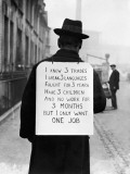 One Man Demo Photographic Print