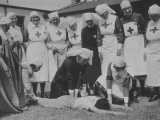 Red Cross Demo Photographic Print
