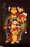 Buy Drinking Monkeys at AllPosters.com