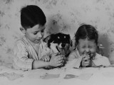 Kids Saying Bedtime Prayers