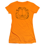Juniors: Garfield-Smirking Distressed