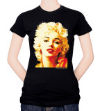 Women's: Marilyn Monroe-Paint The World Blonde T-Shirt
