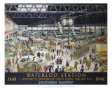Waterloo Station, War, SR, c.1948