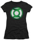 Women's: Green Lantern-Green Chrome Logo T-Shirt