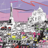 Buy Tour Eiffel, Sacr&eacute; Coeur at AllPosters.com