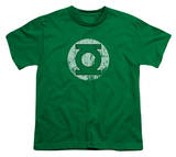 Youth: DC-Distressed Lantern Logo T-Shirt