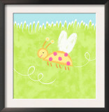 Ladybug over Grass