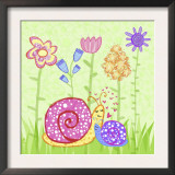 Snail Family in Garden