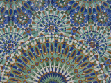 Close-Up of Mosaics in Hassan Ii Mosque, Casablanca, Morocco