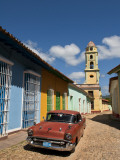 Buy Old Classic Chevy on Cobblestone Street of Trinidad, Cuba at AllPosters.com