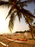 Outrigger Canoe, Mauna Kea Beach, Kaunaoa Bay, Kohala Coast, Hawaii, USA