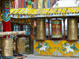 Buy Tibetan Buddhist Prayer Wheels at Shuzheng Village, Sichuan Province, China at AllPosters.com