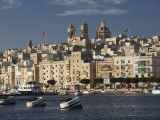 Town and Harbor From Vittoriosa, Birgu, Valletta, Malta