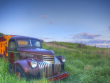 Old Chevy Truck in the Little Missouri National Grasslands, North Dakota, USA