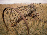 Buy Old Hayrake & Teasle Near Preston, Cache Valley, Idaho, USA at AllPosters.com