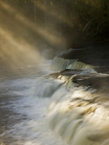 Sunbeams on Tahquamenon Falls, Upper Peninsula, Michigan, USA