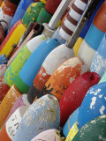 Colorful Buoys, Rockport, Cape Ann, Massachusetts, USA