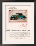 Chrysler, Magazine Advertisement, USA, 1928