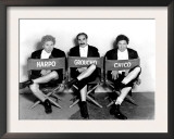 Marx Brothers - Harpo Marx, Groucho Marx, Chico Marx on the Set of Night at the Opera, 1935
