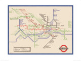 London Underground Map, Harry Beck, c.1933