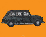 Visit London (Taxi) Mini Poster