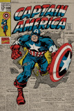 Captain America - Retro Poster
