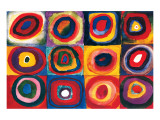 Color Study of Squares