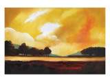 Buy Yellow Sky over the Lake at AllPosters.com