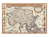 Buy Antique Map, Asia, 1626 at AllPosters.com