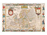 Buy Antique Map, Nova Europa, 1652 at AllPosters.com
