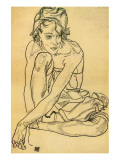 Woman Crouching, 1918