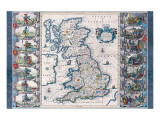 Antique Map, Britannia, Ca. 1646
