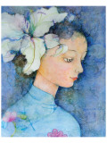 Buy Girl With Flowers III at AllPosters.com