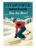 Mont Blanc, Chamonix, You Are Here!