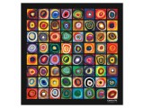 Color of Squares Premium Giclee Print