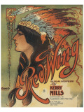 Song Sheet Cover: Red Wing, an Indian Intermezzo by Kerry Mills
