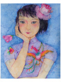 Buy Girl With Flowers II at AllPosters.com