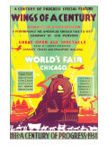 World's Fair, Chicago, Wings of a Century, c.1934 Premium Giclee Print