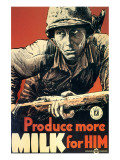 Buy Produce More Milk for Him, c.1943 at AllPosters.com