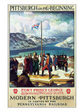 Buy Pittsburgh in The Beginning at AllPosters.com