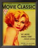 Ginger Rogers - Movie Classic Magazine Cover 1930's