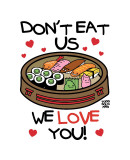 Buy Don't Eat Us Sushi at AllPosters.com