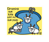 Dropping Kids Off Pool